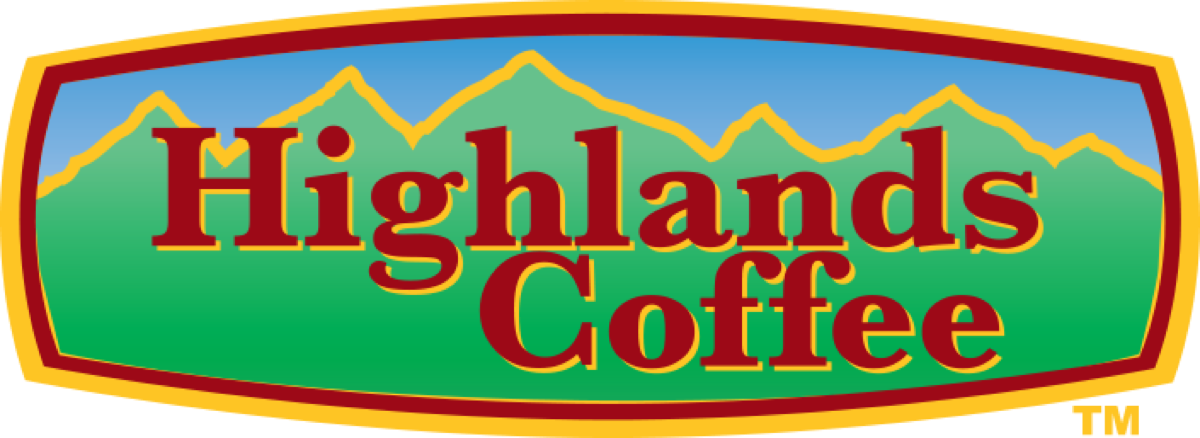 Logo of the company Highlands Coffee, also known as Highlands International.